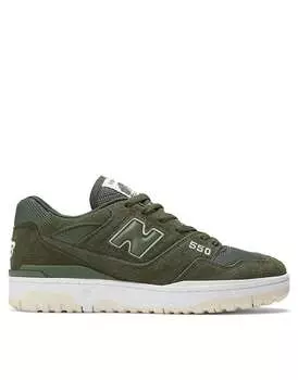 Зеленые кроссовки New Balance 550