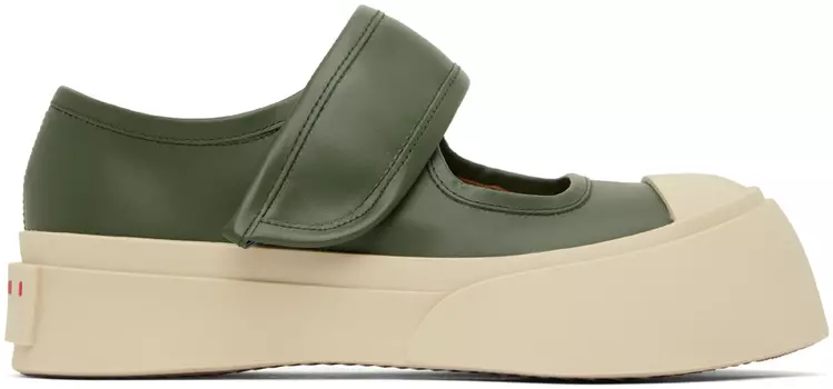 Зеленые кроссовки Pablo Mary-Jane Marni