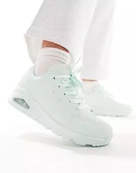 Зеленые кроссовки Skechers Uno Frosty