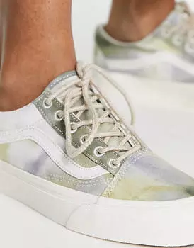 Зеленые кроссовки Vans Old Skool
