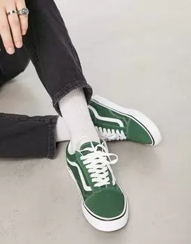 Зеленые кроссовки Vans Old Skool