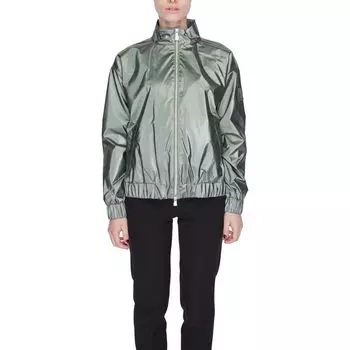 Зеленые куртки и пальто из полиэстера Suns