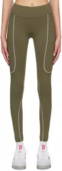 Зеленые леггинсы 7/8 с кулиской Outdoor Voices