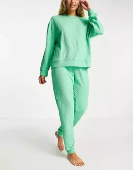 Зеленые легкие толстовки и джоггеры ASOS DESIGN lounge lounge