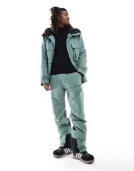 Зеленые лыжные брюки Planks Easy Rider