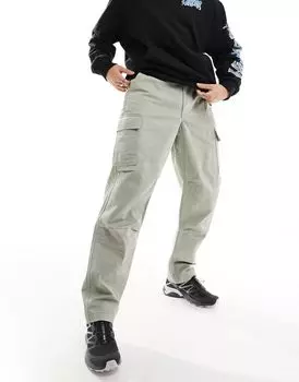 Зеленые мешковатые брюки карго ASOS DESIGN