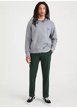 Зеленые мужские брюки Slim Leg с нормальной талией Dockers