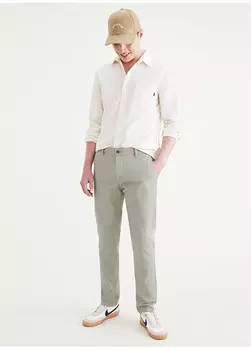 Зеленые мужские брюки Slim Leg с нормальной талией Dockers