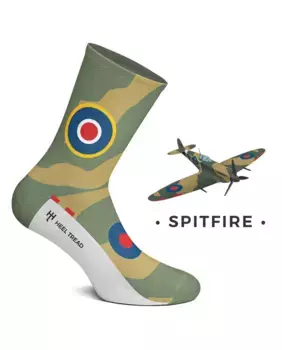 Зеленые мужские короткие носки Spitfire Heel Tread, красный