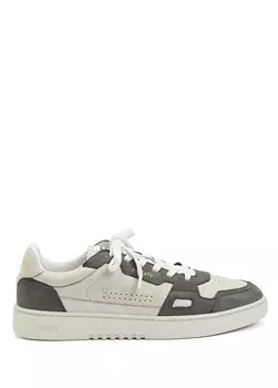 Зеленые мужские кожаные кроссовки Axel Arigato, бежевый