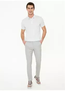 Зеленые мужские льняные брюки Pierre Cardin