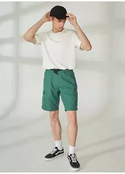 Зеленые мужские шорты карго MEGAS Discovery Expedition, зеленый