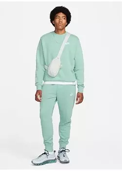 Зеленые мужские спортивные штаны стандартного кроя BV2679-309 M NSW CLUB JGGR FT Nike, зеленый