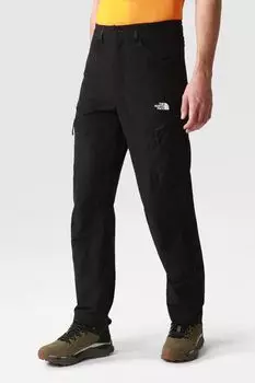 Зеленые мужские зауженные брюки Exploration Reg The North Face, черный