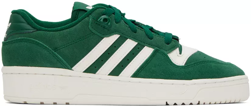 Зеленые низкие кроссовки adidas Originals Rivalry