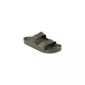 Зеленые пластиковые сандалии Birkenstock