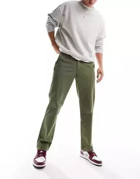 Зеленые прямые брюки чинос Levi's XX Authentic