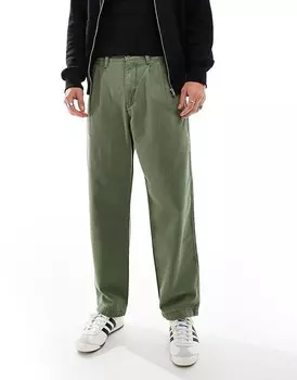 Зеленые прямые брюки чинос со складками Levi's – XX – Lune