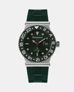 Зеленые резиновые автоматические мужские часы NKM21132M10 Neckmarine, зеленый