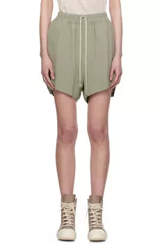 Зеленые шорты-боксеры Hollywood Rick Owens