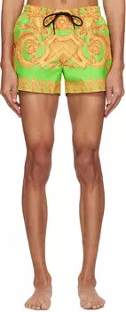 Зеленые шорты для плавания New Heritage Versace Underwear