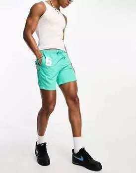 Зеленые шорты для плавания-поло Superdry Vintage - LGREEN