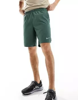 Зеленые шорты Nike Running Challenger Dri-FIT 9 дюймов