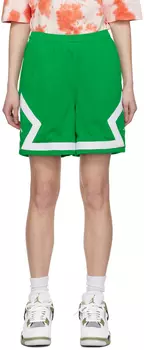 Зеленые шорты с бриллиантами Nike Jordan