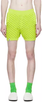 Зеленые шорты с помпонами Bonsai