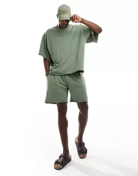 Зеленые шорты свободного кроя Jack & Jones