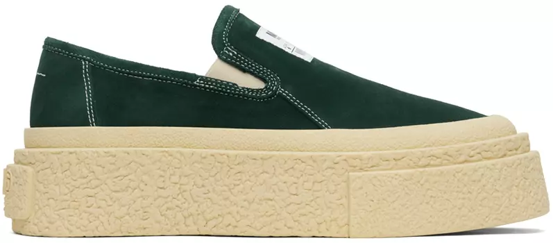 Зеленые слипоны MM6 Maison Margiela