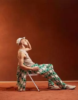 Зеленые свободные брюки с кружевом крючком и резинкой на талии ASOS DESIGN Co-ord Premium