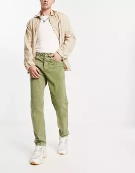 Зеленые свободные зауженные джинсы Carhartt WIP Newel