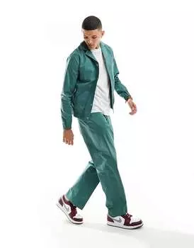 Зеленые укороченные брюки свободного кроя Harry Brown