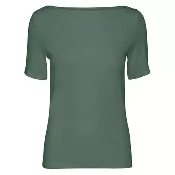 Зеленые вискозные топ и футболка Vero Moda