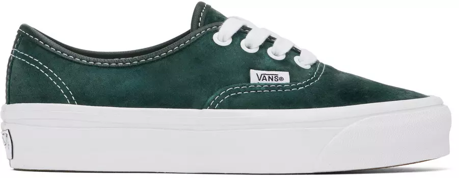 Зеленые замшевые кроссовки Premium Authentic 44 Vans