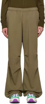 Зеленые заправленные спортивные штаны MM6 Maison Margiela