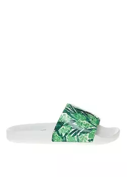 Зеленые женские тапочки Armani Exchange