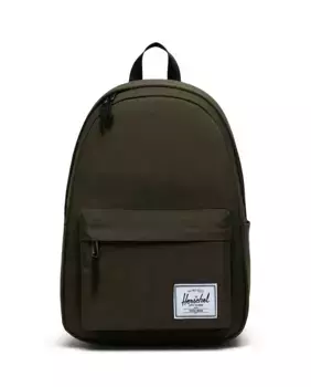 Зеленый экологически чистый рюкзак унисекс объемом 26 л с чехлом для ноутбука Herschel, зеленый