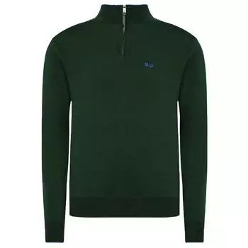 Зеленый акриловый свитер La Martina