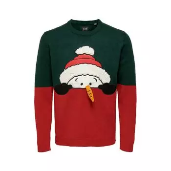 Зеленый акриловый свитер Only & Sons