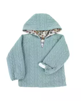 Зеленый детский закрытый свитшот Charanga, цвет Verde Agua