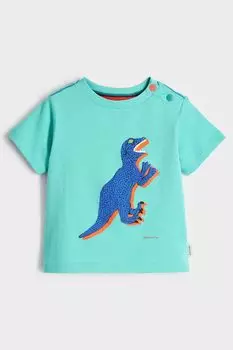 Зеленый - Футболка с надписью Дино для маленьких мальчиков Paul Smith Paul Smith, зеленый