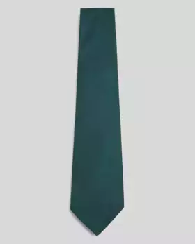 Зеленый галстук в горошек Silbon, зеленый