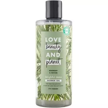 Зеленый гель для мытья тела с розмарином и ветивером, 500 мл — упаковка из 3 шт., Love Beauty & Planet