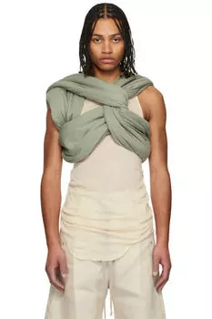 Зеленый Голливуд Тройной Донат Топ Rick Owens