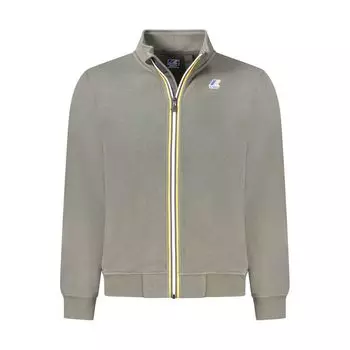 Зеленый хлопковый мужской свитер K-Way