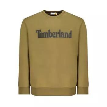Зеленый хлопковый свитер Timberland