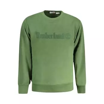 Зеленый хлопковый свитер Timberland