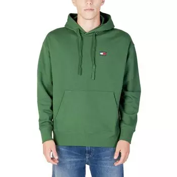 Зеленый хлопковый свитер Tommy Jeans
